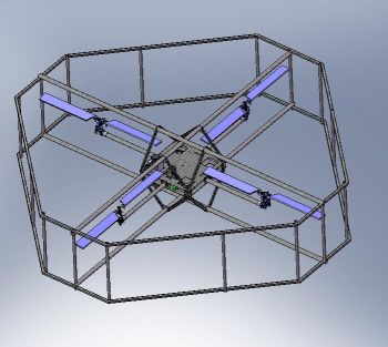 Schematic of new quad rotor.